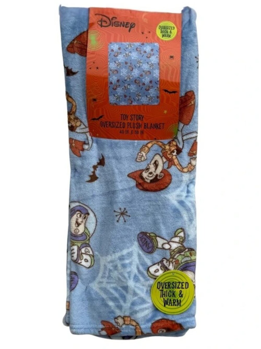 Toy Story Halloween 40" x 50" Blanket (Woody & Buzz Lightyear)